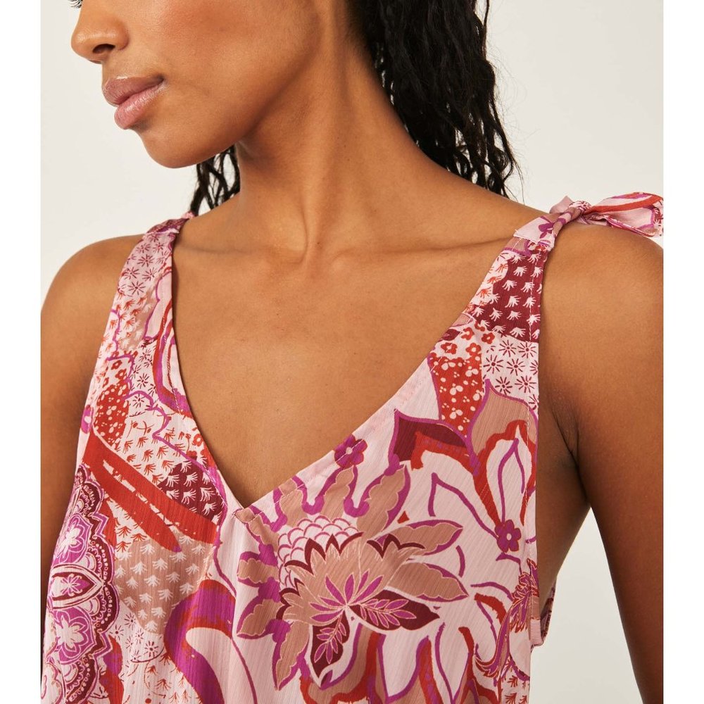 🎉LAST CHANCE🎉 NWT Free People Weekend In Mantauk Cami / Blush Combo - Picture 4 of 6